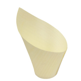Cono de Madera Degustación 11cm (50 Uds)
