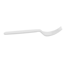 Tenedor Reutilizable Durable PP Mineral Blanco 18,5cm (180 Uds)