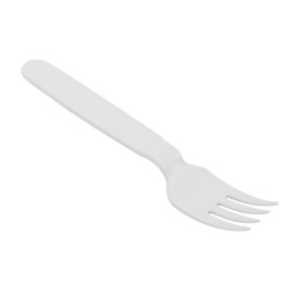 Tenedor Reutilizable Durable PP Mineral Blanco 18,5cm (180 Uds)