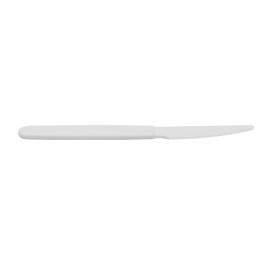 Cuchillo Reutilizable Durable PP Mineral Blanco 18,5cm (6 Uds)