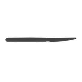Cuchillo Reutilizable Durable PP Mineral Antracita 18,5cm (6 Uds)