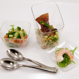 Vaso de Plastico Degustacion Transparente 4x4x7 cm (200 Uds)