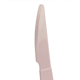 Cuchillo Reutilizable Durable PP Mineral Rosa 18,5cm (180 Uds)