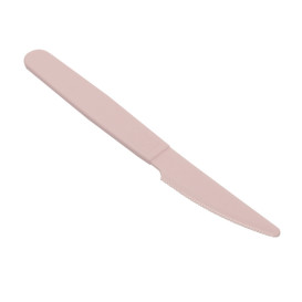 Cuchillo Reutilizable Durable PP Mineral Rosa 18,5cm (6 Uds)