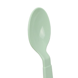 Cuchara Reutilizable Durable PP Mineral Verde 18,5cm (6 Uds)