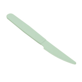 Cuchillo Reutilizable Durable PP Mineral Verde 18,5cm (6 Uds)