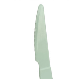 Cuchillo Reutilizable Durable PP Mineral Verde 18,5cm (6 Uds)