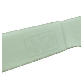 Cuchillo Reutilizable Durable PP Mineral Verde 18,5cm (6 Uds)