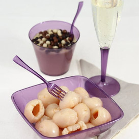 Cuchara de Plastico Premium Berenjena 160mm (180 Uds)