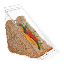 Envase Sandwich PLA 16,5x11,0x7,5 cm (125 Uds)