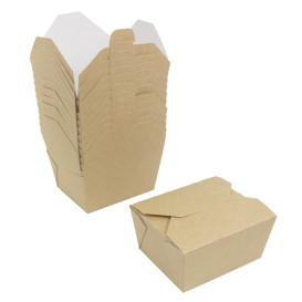 Caja Americana Kraft 11,8x9x6,3cm 650ml (25 Uds)