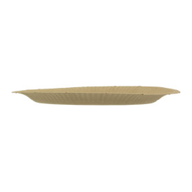 Plato de Cartón Redondo “Radial” Kraft Ø18cm 200gr/m² (50 Uds)