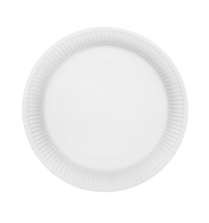 Bandeja de cartón blanca