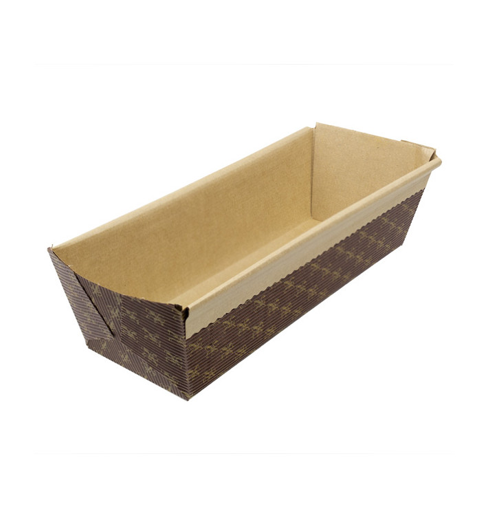 Molde Horno Kraft 24x8x7cm (40 Uds)