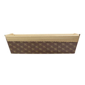 Molde Horno Kraft 24x8x7cm (40 Uds)