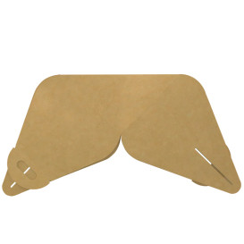 Caja de Cartón Kraft Mariposa para Tarta 18x18x13cm (25 Uds)