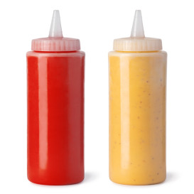 Peras para Salsas Plástico Translúcido 360ml (72 Uds)
