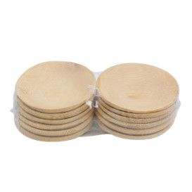 Plato Degustacion de Bambú 6cm (12 Uds)