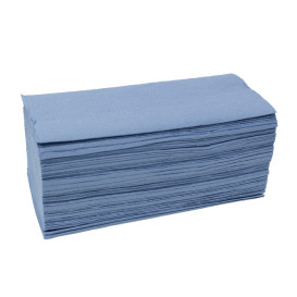 Toalla de Papel Secamanos Azul 1 Capa Z (3.000 Uds)