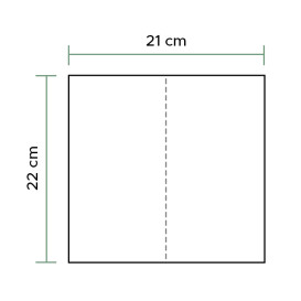 Toalla de Papel Secamanos Azul 1 Capa Z (3.000 Uds)