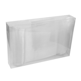 Cuchara de PS para Helados Transparente 21cm (100 Uds)