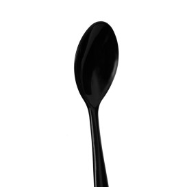 Cuchara de PS para Helados Negra 21cm (100 Uds)