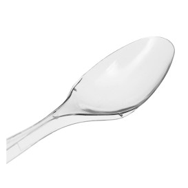 Cuchara de Plástico PS Reutilizable Transparente 18cm (50 Uds)