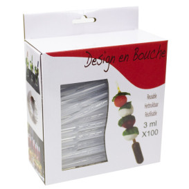 Pipeta de Plástico para Catering 3ml 16cm (2.000 Uds)