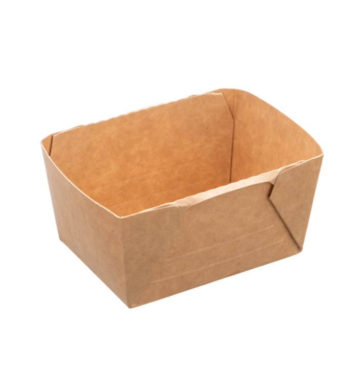 Ensaladera Deli2Go Kraft 250ml 10,8x8,2x5cm (50 Uds)