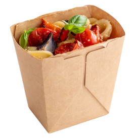 Ensaladera Deli2Go Kraft 500ml 10,8x8,2x10,5cm (50 Uds)
