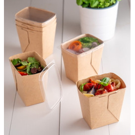 Ensaladera Deli2Go Kraft 500ml 10,8x8,2x10,5cm (50 Uds)