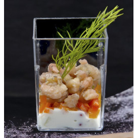 Vaso Cúbico de Degustación PS 3,8x3,5x5,2cm 50ml (20 Uds)