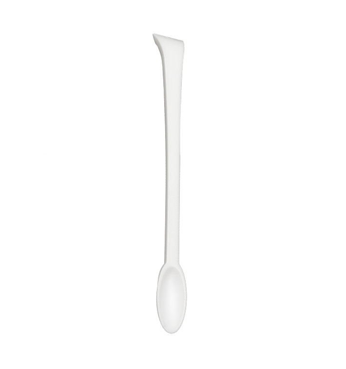 Agitador de Café Reutilizable CPLA Blanco 13cm (100 Uds)