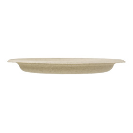 Plato de Pulpa de Trigo Natural Ø18cm (50 Uds)