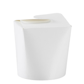 Envase de Comida para Llevar Blanco 529ml (500 Uds)