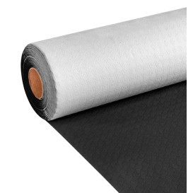 Mantel de Papel Rollo Negro 1x100m. 40g (6 Uds)