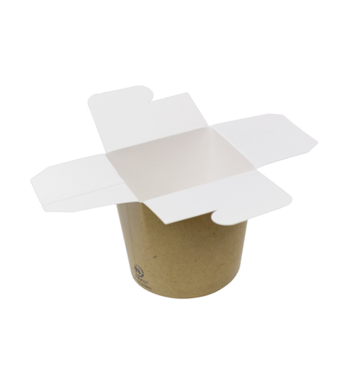 Envase de Comida para Llevar Kraft 529ml (500 Uds)