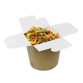 Envase de Comida para Llevar Kraft 529ml (500 Uds)