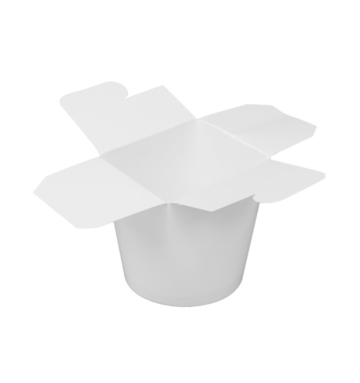 Envase de Comida para Llevar Blanco 529ml (500 Uds)