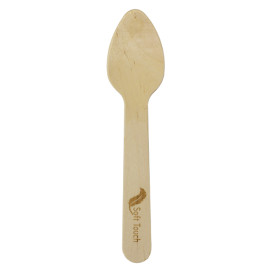 Cuchara de Madera “Soft” 11cm (100 Uds)