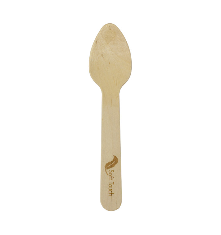 Cuchara de Madera “Soft” 11cm (2.400 Uds)