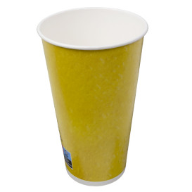 Vaso Cartón para Cerveza 1.025ml Ø10,8cm (500 Uds)