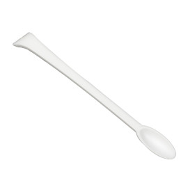 Agitador de Café Reutilizable CPLA Blanco 13cm (100 Uds)