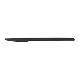 Cuchillo Compostable Reutilizable CPLA Negro 17cm (25 Uds)