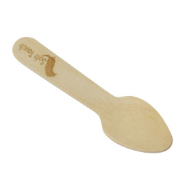 Mini Cuchara de Madera “Soft” 7,5cm (100 Uds)