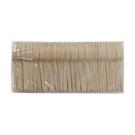 Mini Cuchara de Madera “Soft” 7,5cm (100 Uds)
