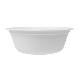 Bol de Caña de Azúcar Blanco 600ml Ø15,5cm (250 Uds)