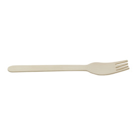 Tenedor de Madera Enfundado 16cm (50 Uds)