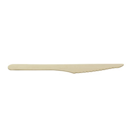 Cuchillo de Madera Desechable 16,5cm (50 Uds)