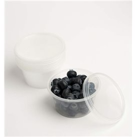 Tarrina PP Transparente para Salsas con Tapa 120ml (100 Uds)
